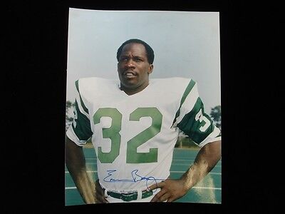 Emerson Boozer New York Jets Autographed 8" x 10" Photograph - B&E Holo