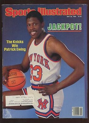 May 20 1985 Sports Illustrated Magazine With Patrick Ewing NY Knicks Cover EX