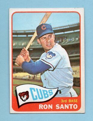 1965 Topps #110 Ron Santo Chicago Cubs Baseball Card EX+    