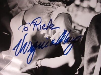 Virginia Mayo Autographed 8" x 10" Black & White Photograph - B&E Holo