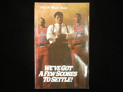 1990-91 Washington Bullets Basketball Media Guide