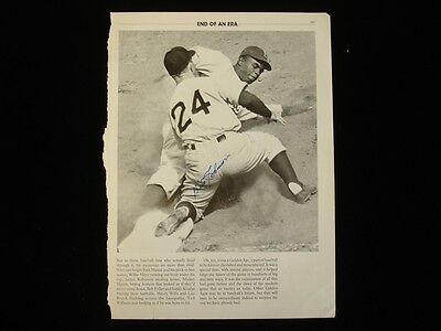 Bill Johnson Autographed 8.75" x 12" Magazine Cut