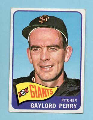 1965 Topps #193 Gaylord Perry San Francisco Giants Baseball Card Vg/Ex    