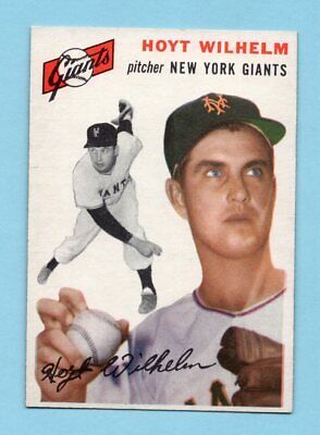 1954 Topps #36 Hoyt Wilhelm New York Giants Baseball Card NM