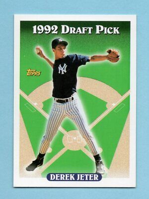 1993 Topps #98 Derek Jeter New York Yankees Rookie Baseball Card NM