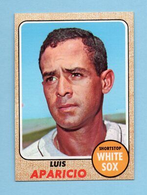 1968 Topps #310 Luis Aparicio Chicago White Sox Baseball Card NM  