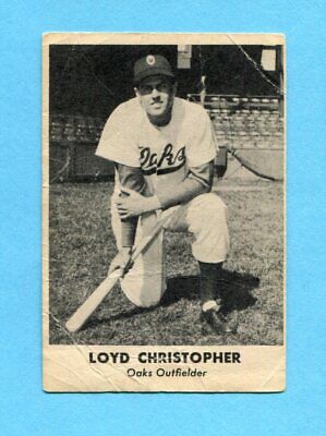 1949 Remar Bread Loyd Christopher Oakland Oaks Baseball Card Low Grade