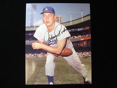 Johnny Podres LA Dodgers Autographed 8" x 10" Photograph - B&E Holo