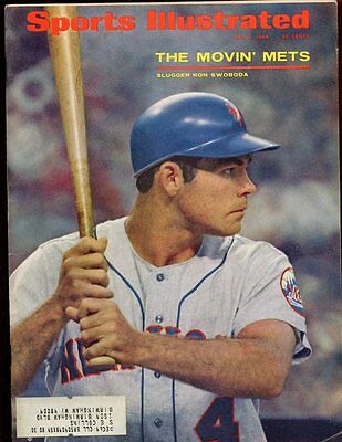 May 6 1968 Sports Illustrated Magazine With Ron Swoboda NY Mets Cover EX+