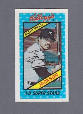 1980 Kellogg's 3-D #26 Reggie Jackson New York Yankees Baseball Card   