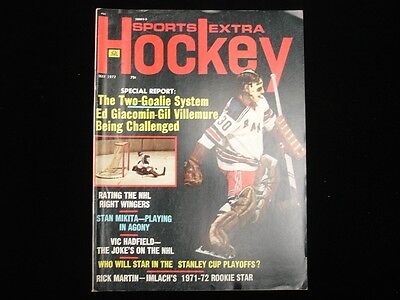 May 1972 Sports Extra Hockey Magazine - Gil Villemure Cover