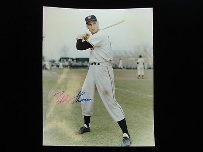 Bobby Thomson New York Giants Autographed 8" x 10" Photograph