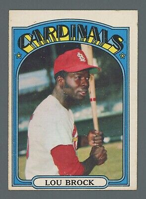 1972 O-Pee-Chee #200 Lou Brock St. Louis Cardinals Baseball Card EX+ 