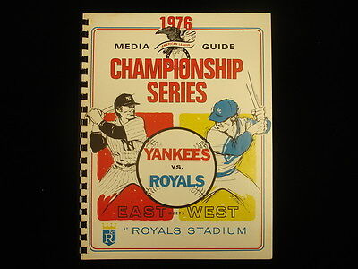 1976 AL Championship Series Media Guide – Yankees vs. Royals