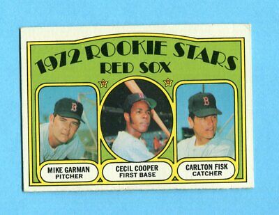 1972 Topps #79 Carlton Fisk Boston Red Sox Rookie Baseball Card EX+ 