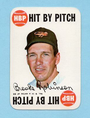 1968 Topps Game Insert #9 Brooks Robinson Baltimore Orioles Baseball Card  