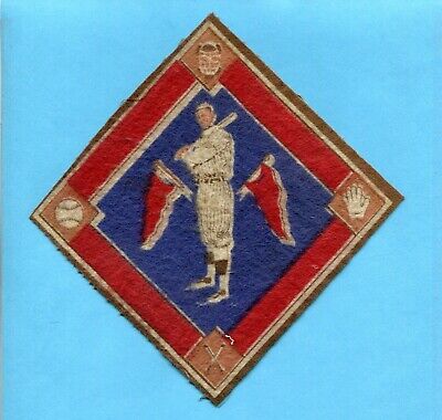 1914 B18 Blanket Zach Wheat Brooklyn Dodgers Blue Infield Variation   