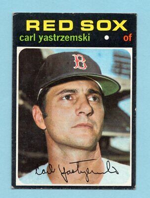 1971 Topps #530 Carl Yastrzemski Boston Red Sox Baseball Card EX - EX+