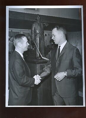 Emile Francis & Gordie Howe Hockey 8 X 10 Photo