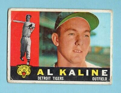 1960 Topps #50 Al Kaline Detroit Tigers Baseball Card Low Grade     