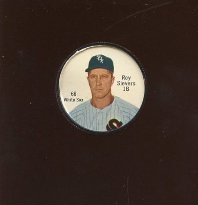 1962 Salada Baseball Coin #66 Roy Sievers NRMT