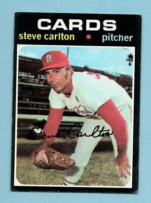 1971 Topps #55 Steve Carlton St. Louis Cardinals Baseball Card EX 