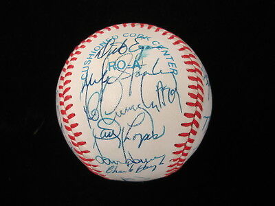 1989 Texas Rangers Autographed AL Baseball – 24 Signatures