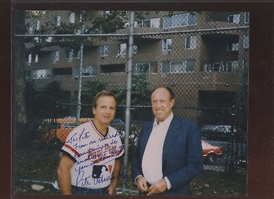 Peter Ueberroth Commissioner Signed 8x10 Color Photo w/ Pete Rozelle - hologram