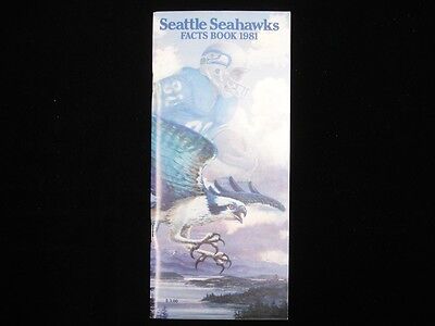 1981 Seattle Seahawks Football Facts Book