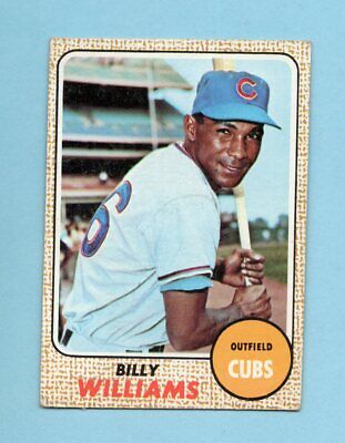 1968 Topps #37 Billy Williams Chicago Cubs Baseball Card Vg/Ex 