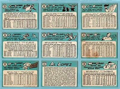 1965 Topps Lot of 21 Different Baseball Cards EX    