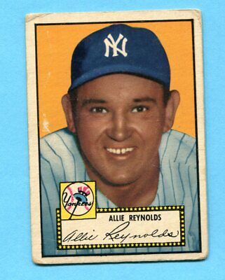 1952 Topps #67 Allie Reynolds New York Yankees Baseball Card G/VG rmk