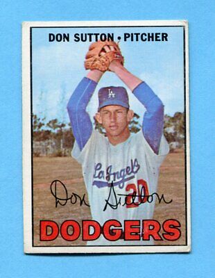 1967 Topps #445 Don Sutton Los Angeles Dodgers Baseball Card Vg/Ex   