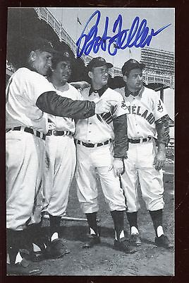 1985 TCMA Baseball Postcard #13 Bob Feller Autographed Hologram