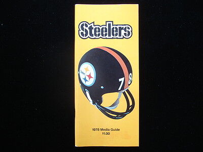 1978 Pittsburgh Steelers NFL Media Guide