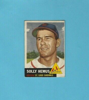 1953 Topps #231 Solly Hemus St.Louis Cardinals Baseball Card