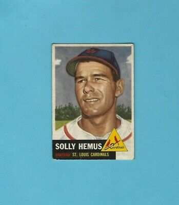 1953 Topps #231 Solly Hemus St.Louis Cardinals Baseball Card