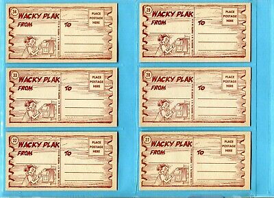 1959 Topps Wacky Plaks Starter Set Lot of 43 Different Cards EX+ - Ex/Mt   