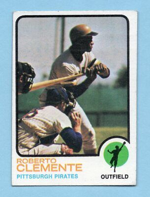 1973 Topps #50 Roberto Clemente Pittsburgh Pirates Baseball Card EX+ o/c 