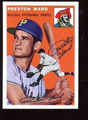 1994 Topps Archive 1954 Baseball Card #72 Preston Ward Autographed NRMT