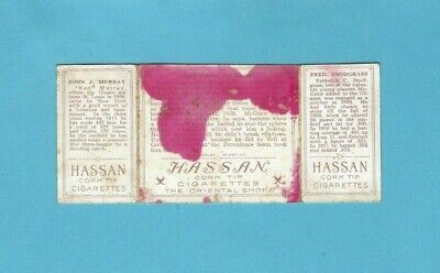 1912 T202 Hassan Triple Folders Just Before The Battle Baseball Card Cres/stn   