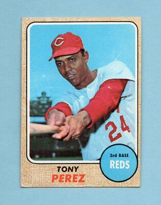 1968 Topps #130 Tony Perez Cincinnati Reds Baseball Card EX