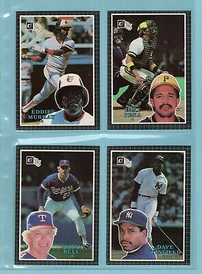 1985 Donruss Action All-Stars Complete Set of 60 Baseball Cards NM