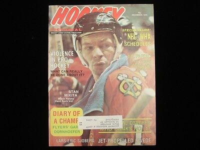 December 1975 Hockey Pictorial Magazine - Stan Mikita Cover