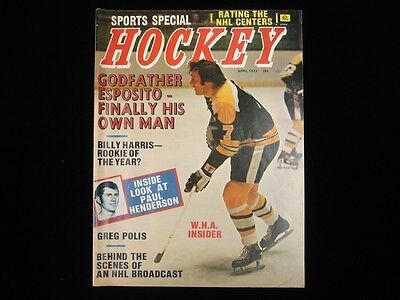 April 1973 Sports Special Hockey Magazine - Phil Esposito Cover