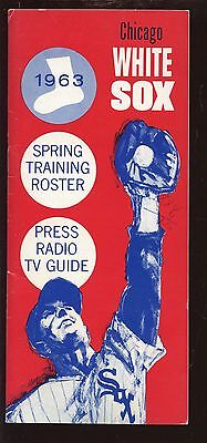 1963 Chicago White Sox Press Radio TV Media Guide EXMT+