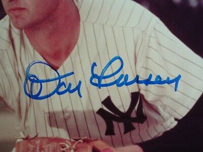 Don Larsen NY Yankees Autographed 8" x 10" Color Photograph - B&E Hologram