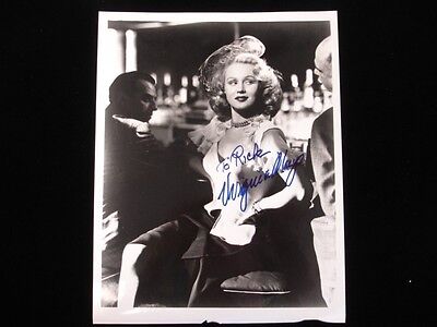 Virginia Mayo Autographed 8" x 10" Black & White Photograph - B&E Holo