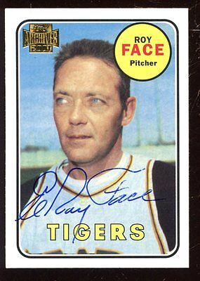 2001 Topps Archive Baseball Card #207 Roy Face Autographed NRMT