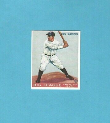 1933 Goudey #160 Lou Gehrig New York Yankees Baseball Card REPRINT NM